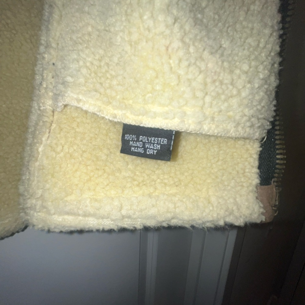 Vintage ALF Sherpa lined Brown Shearling Jacket - Picture 4 of 4